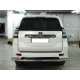 Защита заднего бампера "волна" d-76+43 для Toyota Land Cruiser Prado 150 BLACK ONYX 2020 – н.в.