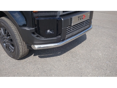 Защита передняя нижняя 76,1 мм для Toyota Land Cruiser 250 Prado 2024-н.в.