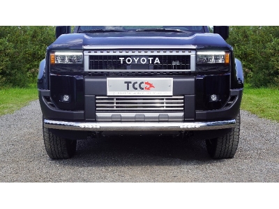 Защита передняя нижняя (с ДХО) 76,1 мм для Toyota Land Cruiser 250 Prado 2024-н.в.
