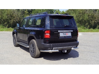 Защита задняя (уголки) 76,1 мм для Toyota Land Cruiser 250 Prado 2024-н.в.