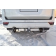 Фаркоп с нержавеющей накладкой для Toyota Land Cruiser 300 2021-н.в. съемное крепление шара под американский квадрат