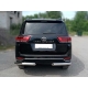 Защита заднего бампера "уголки" d-76 для Toyota Land Cruiser 300 70TH ANNIVERSARY 2021–н.в.