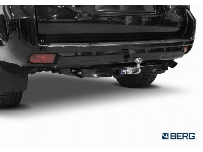 Фаркоп для Toyota Land Cruiser Prado 120 2002-2009, Prado 150 (кроме Black Onyx) 2009-2023, Lexus GX470 2003-2009, Lexus GX460 2009-2023 фланцевое крепление шара