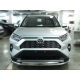 Защита переднего бампера двойная d-60+53 с четырьмя загибами для Toyota RAV-4 2019 – н.в.