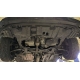 Защита картера двигателя, КПП (2 мм, сталь) для Toyota Sienta 2015-2022 (V = 1.5 AT FWD)