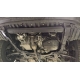 Защита картера двигателя, КПП (2 мм, сталь) для Toyota Sienta 2015-2022 (V = 1.5 AT FWD)