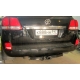 Фаркоп для Toyota Land Cruiser 200 2008-2021, Lexus LX 2008-2022 съемное крепление шара под американский квадрат