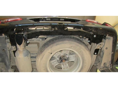 Фаркоп для Toyota Land Cruiser 200 2008-2021, Lexus LX 2008-2022 съемное крепление шара под американский квадрат