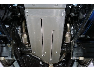 Защита АКПП и раздаточной коробки (алюминий) 4мм для Toyota Land Cruiser 300 2021 – н.в. ZKTCC00504