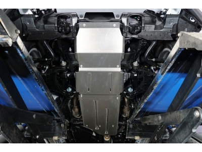 Защиты комплект (алюминий) 4мм (радиатор, передний редуктор, акпп, рк) для Toyota Land Cruiser 300 2021 – н.в. ZKTCC00505K