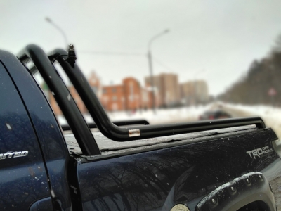Защита кузова пикапа 76 мм для Doublecab чёрная для Toyota Tundra 2006-2013