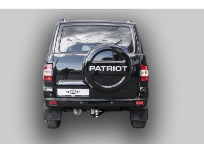 Фаркоп для УАЗ 3163 Patriot 2005-2015, 2015-н.в. съемное крепление шара под американский квадрат