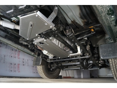 Защита раздаточной коробки (алюминий) 4мм (не устанавливается без защиты ZKTCC00489) ТСС для УАЗ Патриот 2.7 AT 2016 – н.в.