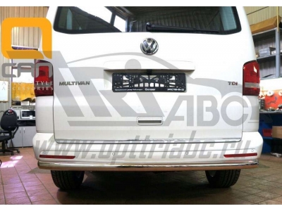 Защита заднего бампера 60 мм Турция для Volkswagen Multivan 2009-2015