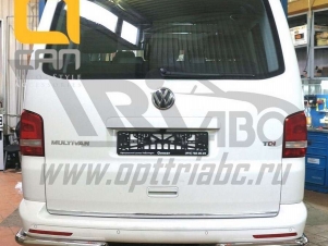 Защита задняя уголки 60 мм на Volkswagen Multivan № VWT5.53.3829