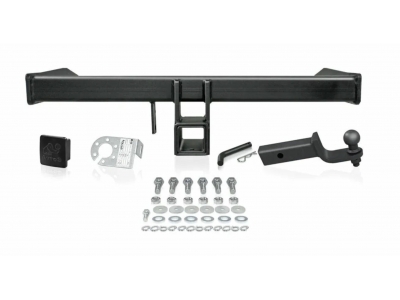 Фаркоп для Volkswagen Transporter/Caravelle/Multivan T5 фургон, микроавтобус 2003-2015, Volkswagen Transporter/Caravelle/Multivan T6 фургон, микроавтобус 2015-н.в., в т.ч. авто с парктроником съемное крепление шара под американский квадрат