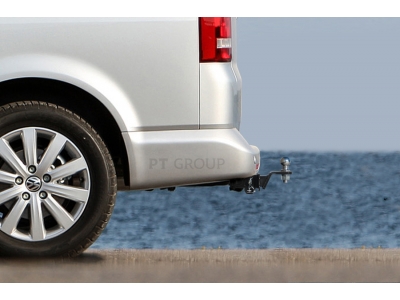 Фаркоп для Volkswagen Transporter T5 2003-2015, Transporter T6 2015-н.в., Volkswagen Caravelle T5 2003-2015, Caravelle T6 2015-н.в., Volkswagen Multivan T5 2003-2015, Multivan T6 2015-н.в. съемное крепление шара под американский квадрат