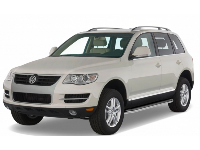 Порог-площадка "Premium" A193ALP + комплект крепежа для Volkswagen Touareg (без пневматической подвески) 2003-2010