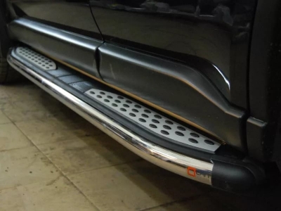 Пороги алюминиевые Zirkon для Ford Kuga 2013-2021