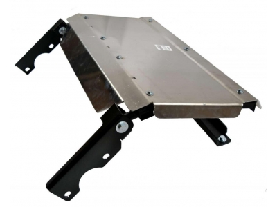 Защита картера и рулевых тяг АБС-Дизайн алюминий 4 мм для УАЗ 3163 Патриот/Пикап 2015-2021
