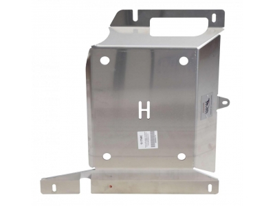 Защита абсорбера топливной системы АБС-Дизайн алюминий 4 мм для Hyundai Santa Fe/Kia Sorento 2012-2020