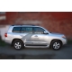 Защита штатных порогов 50 мм ALFeco для Toyota Land Cruiser 200 2012-2021