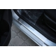 Накладки на внутренние пороги 4 штуки на седан и хетчбек Alu-Frost для Chevrolet Aveo 2012-2015