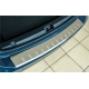 Накладка на задний бампер с загибом зеркальная на седан Alu-Frost для Opel Astra J 2010-2021