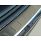 Накладка на задний бампер с загибом матовая Alu-Frost для Volkswagen Tiguan 2016-2021