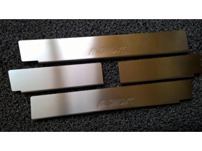 Накладки на внутренние пороги матовые 4 штуки Alu-Frost для Nissan X-Trail T32 2015-2021