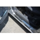 Накладки на внутренние пороги 2 штуки на хетчбек 3 двери Alu-Frost для Kia Ceed 2 2012-2018