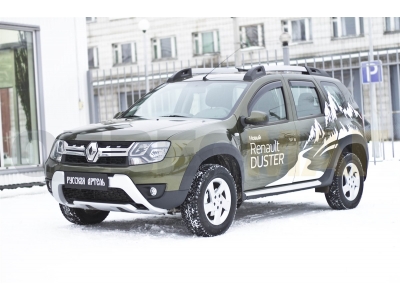 Накладки на колёсные арки комплект шагрень Русская артель для Renault Duster 2015-2021