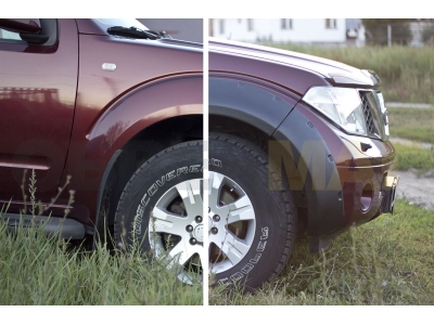 Расширители колесных арок комплект шагрень Русская артель для Nissan Pathfinder 2004-2014