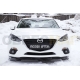 Накладки на передние фары (реснички) Русская артель для Mazda 3 2013-2016