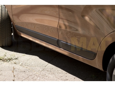 Молдинги на двери комплект шагрень для Lada XRay № ML-076102