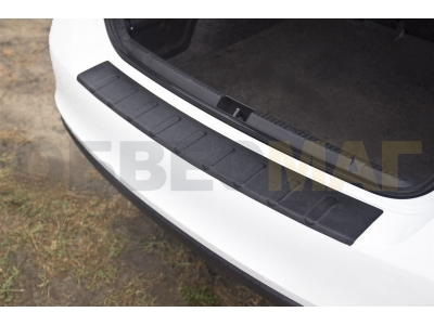Накладка на задний бампер ABS-пластик для Skoda Rapid № NSR-049302