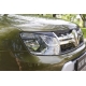 Накладки на передние фары (реснички) Русская артель для Renault Duster 2011-2021