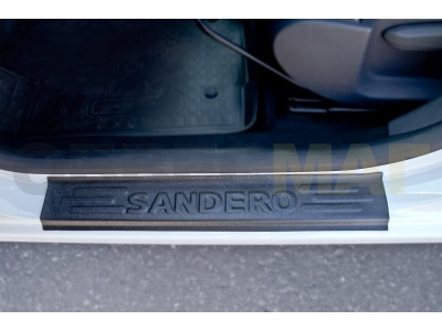 Накладки на пороги Русская Артель комплект для Renault Sandero/Sandero Stepway 2015-2021