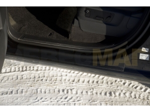 Накладки на пороги передних дверей Русская Артель для Volkswagen Touareg № NV-158512