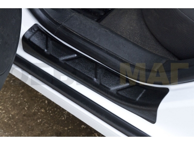 Накладки на пороги задних дверей Русская Артель для Chevrolet Cruze 2009-2015