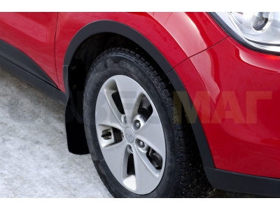 Накладка на колёсные арки передняя левая глянец для Kia Soul № NAK-071110