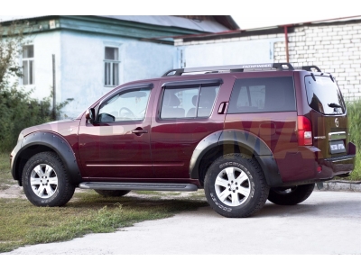 Расширители колесных арок комплект глянец Русская артель для Nissan Pathfinder 2004-2014