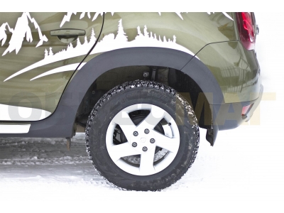 Накладка на колёсные арки задняя левая шагрень Русская артель для Renault Duster 2015-2021