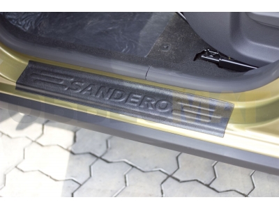 Накладки на пороги передних дверей Русская Артель для Renault Sandero/Sandero Stepway 2015-2021