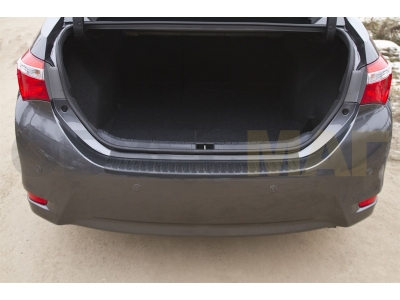Накладка на задний бампер ABS-пластик для Toyota Corolla № NT-155202
