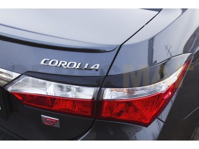 Накладки на задние фонари (реснички) Русская артель для Toyota Corolla 2013-2016