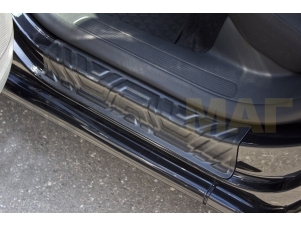 Накладки на пороги задних дверей Русская Артель для Volkswagen Passat B7 № NV-153022