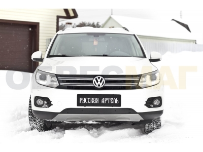 Зимняя заглушка решетки переднего бампера (Track & Field) для Volkswagen Tiguan № ZRV-126002