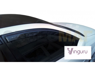 Дефлекторы окон Vinguru 2 штуки на седан для Daewoo Gentra 2013-2015