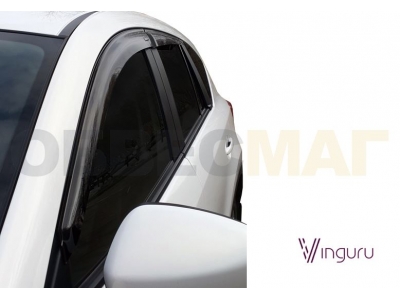 Дефлекторы окон Vinguru 4 штуки для Mazda CX-5 2011-2021